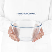 Borosil Mixing Bowl with Lid (1 L)