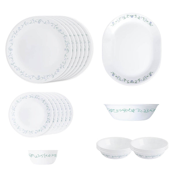 Corelle Livingware Series Country Cottage Dinner Set (21 Piece)