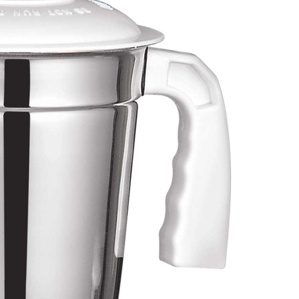 Sunflame Style DX Mixer Grinder with 3 Jars, White (500W)