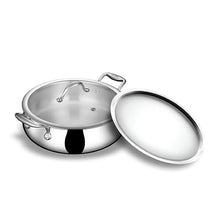 Stahl Artisan Triply Stainless Steel Biryani Handi with Dual Lid – 4L