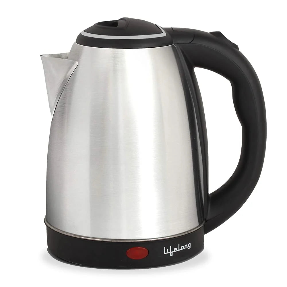 Lifelong LLEK60 Rapid 1.5L Electric Kettle, Silver & Black (1500W)