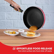 Vinod Zest Inducto Non-Stick Deep Frypan with Glass Lid (22 cm)