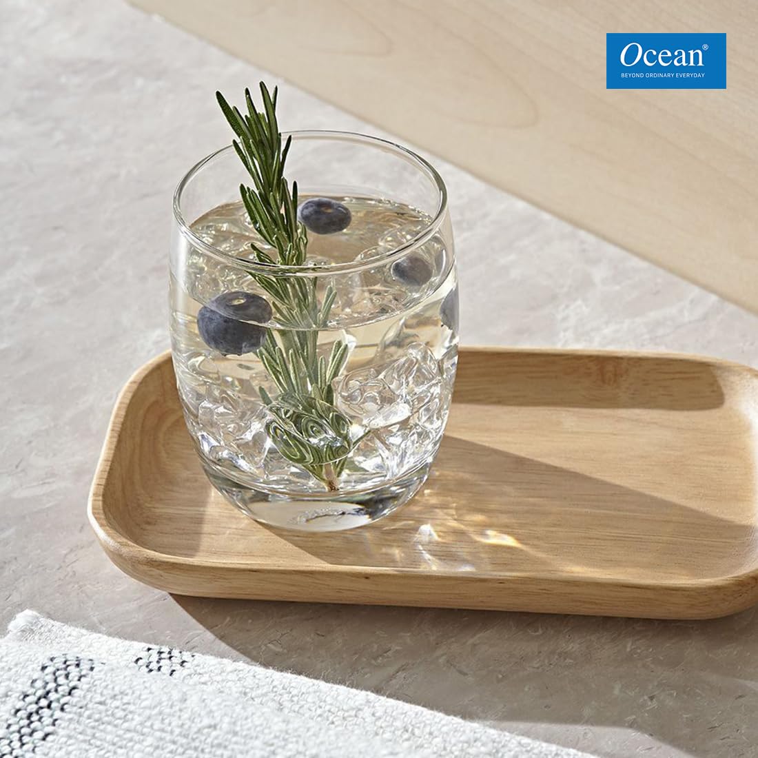 Ocean Ivory Rock Glass (265ml)