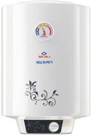 Bajaj New Shakti Glasslined Water Geyser (White, 25L) (2000W)