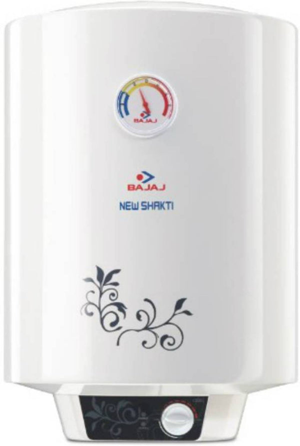 Bajaj New Shakti Glasslined Water Geyser (White, 25L) (2000W)
