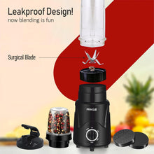 Pringle Alexa Nutri Blender & Mixer Grinder with 2 Jars, Black (450W)