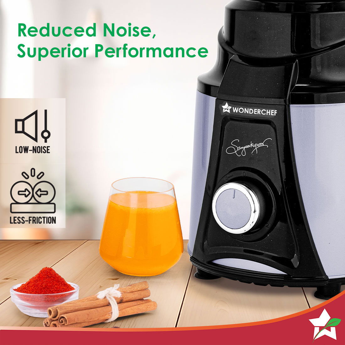 Wonderchef Galaxy Mixer Grinder (1000W)