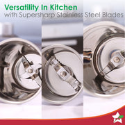 Wonderchef Robo Mixer Grinder (Red & White) (500W)