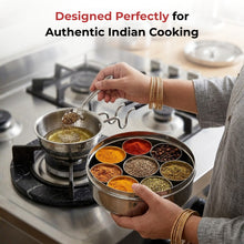 Vinod Stainless Steel Masala Dabba No. 10 (6.5 Inch)