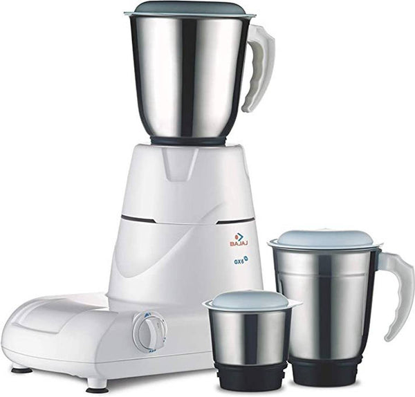 Bajaj GX6 Mixer Grinder, White (500W)