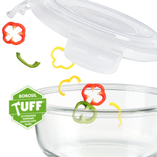 Borosil Klip N Store Round Glass Container (1.5 L)