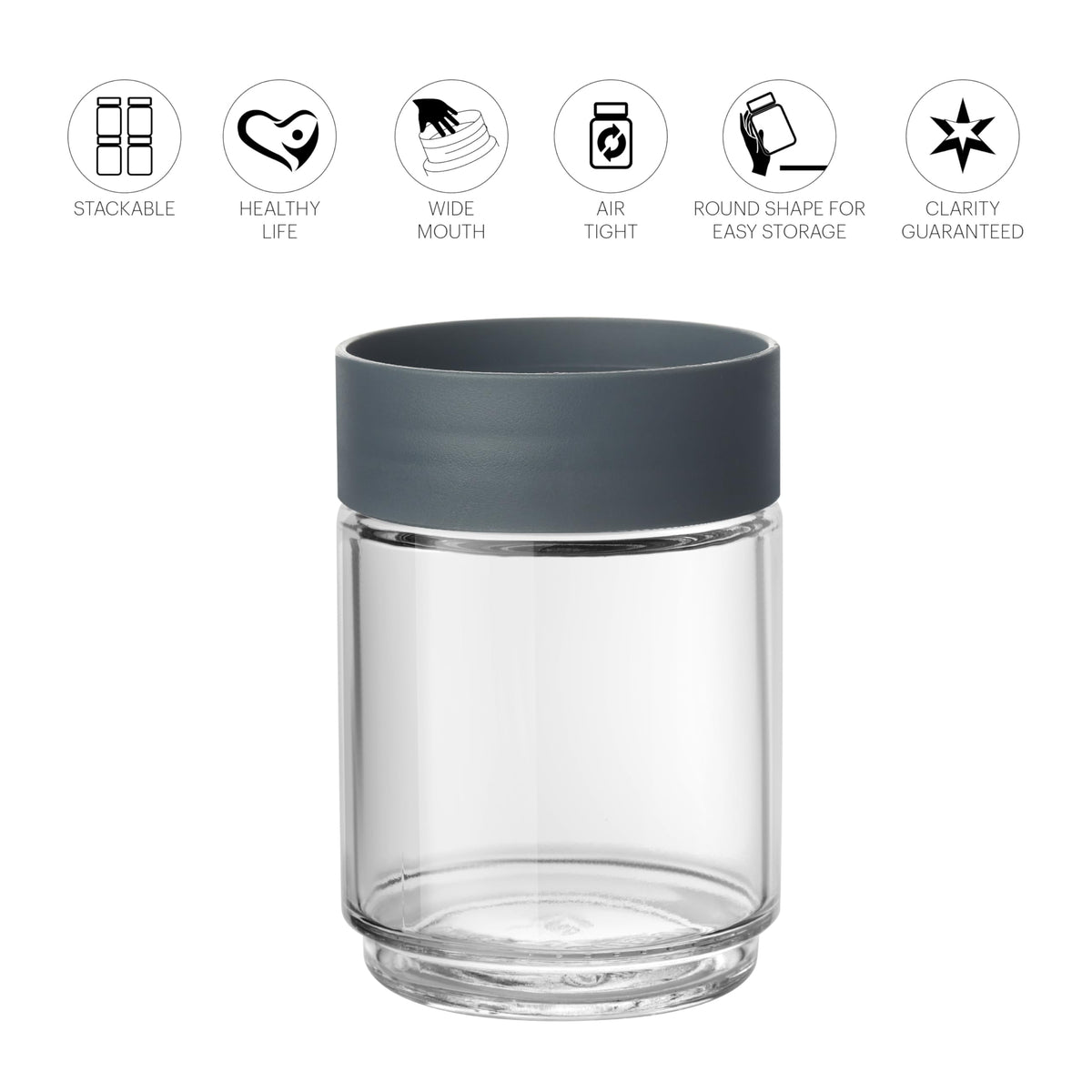 Cello Modustack Grey, Set of 3 (300 ml)