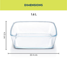Borosil Everyday Square Dish (1.6 L)