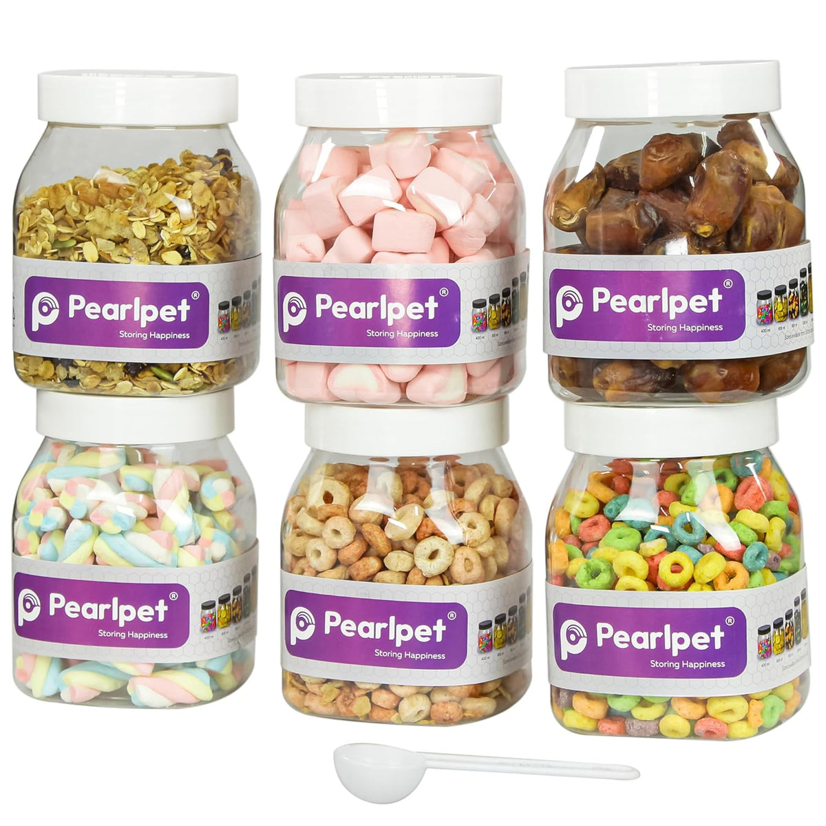 Pearlpet Space Saver, Set of 3 (White) (800 g)