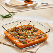 Borosil Square Dish with Lid (1.6 L)
