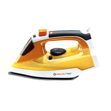Bajaj Majesty MX25 Steam Iron, White/Yellow (1250W)