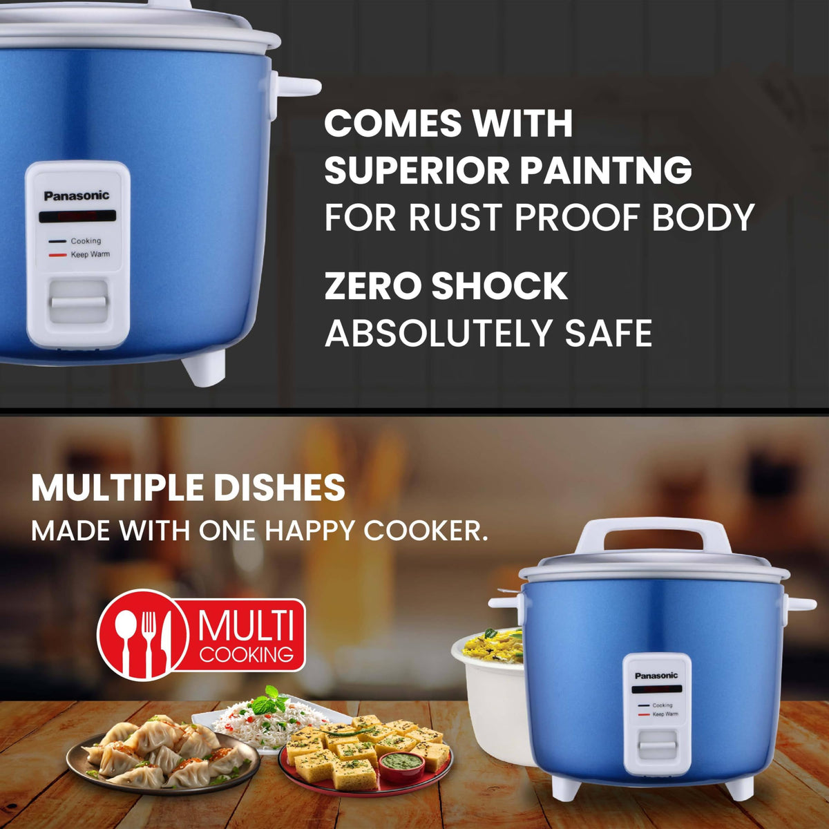 Panasonic SR-WA18H(E) Automatic Rice Cooker & Warmer (1.8L)