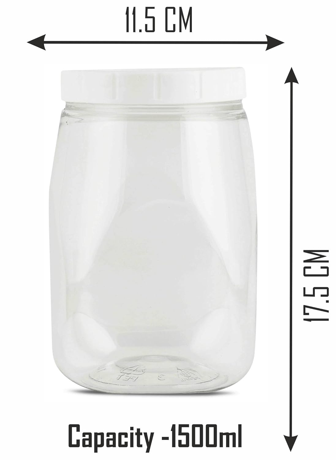 Pearlpet Space Saver, Set of 2 (White) (1.5 kg)
