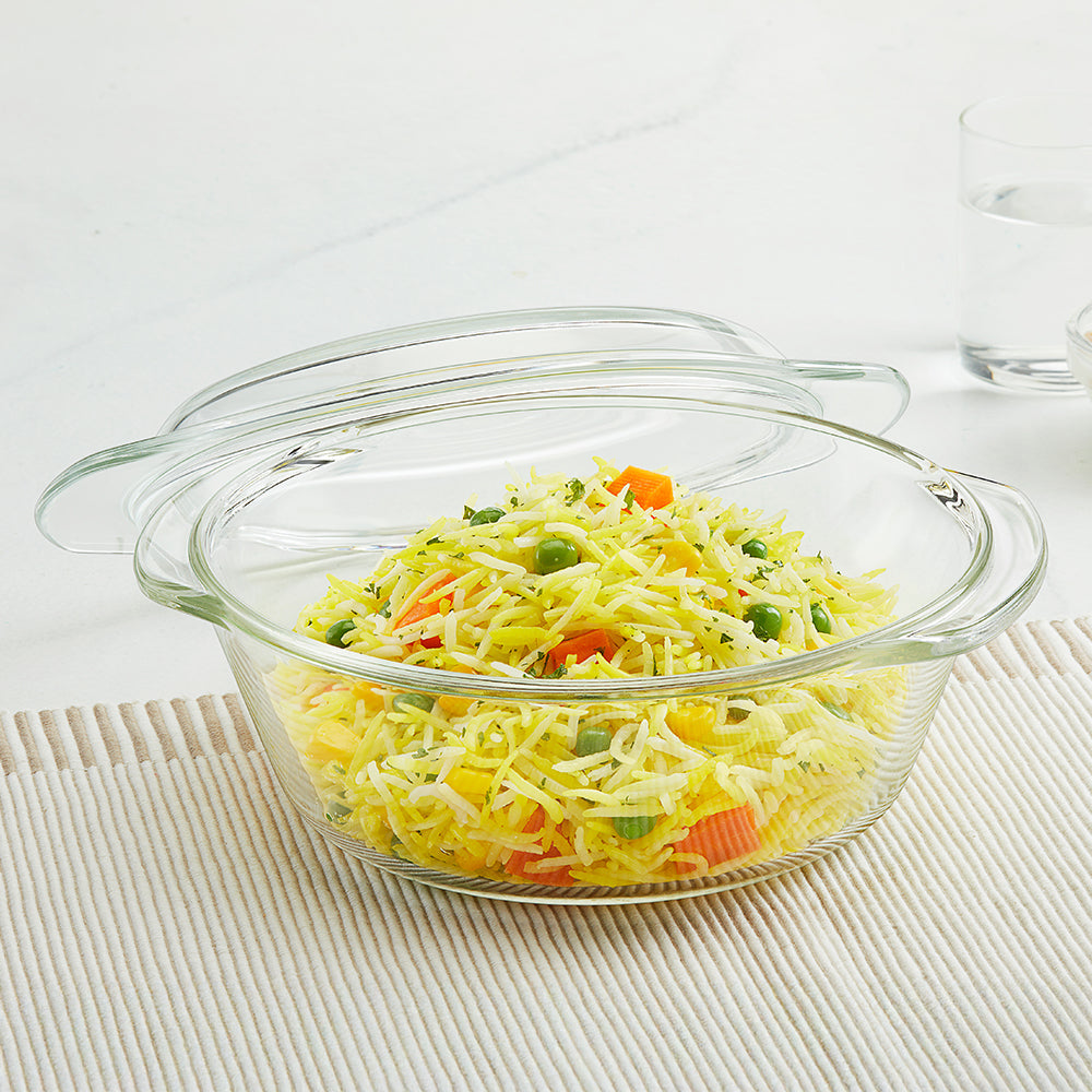 Borosil Round Casserole (1 L)