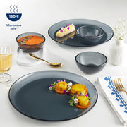 Borosil Aura Ion Glass Dinner Set (20 Pieces)