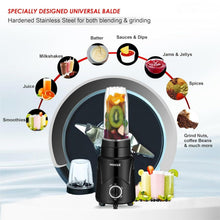 Pringle Alexa Nutri Blender & Mixer Grinder with 2 Jars, Black (450W)