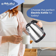 Bajaj KTX DLX Electric Kettle, Black & Silver (1.8L)
