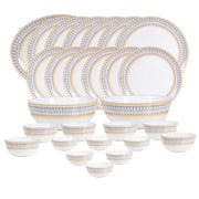 Cello Divine Elinor Opalware Dinner Set (27 Pieces)