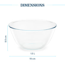 Borosil Mixing Bowl without Lid (1.5 L)