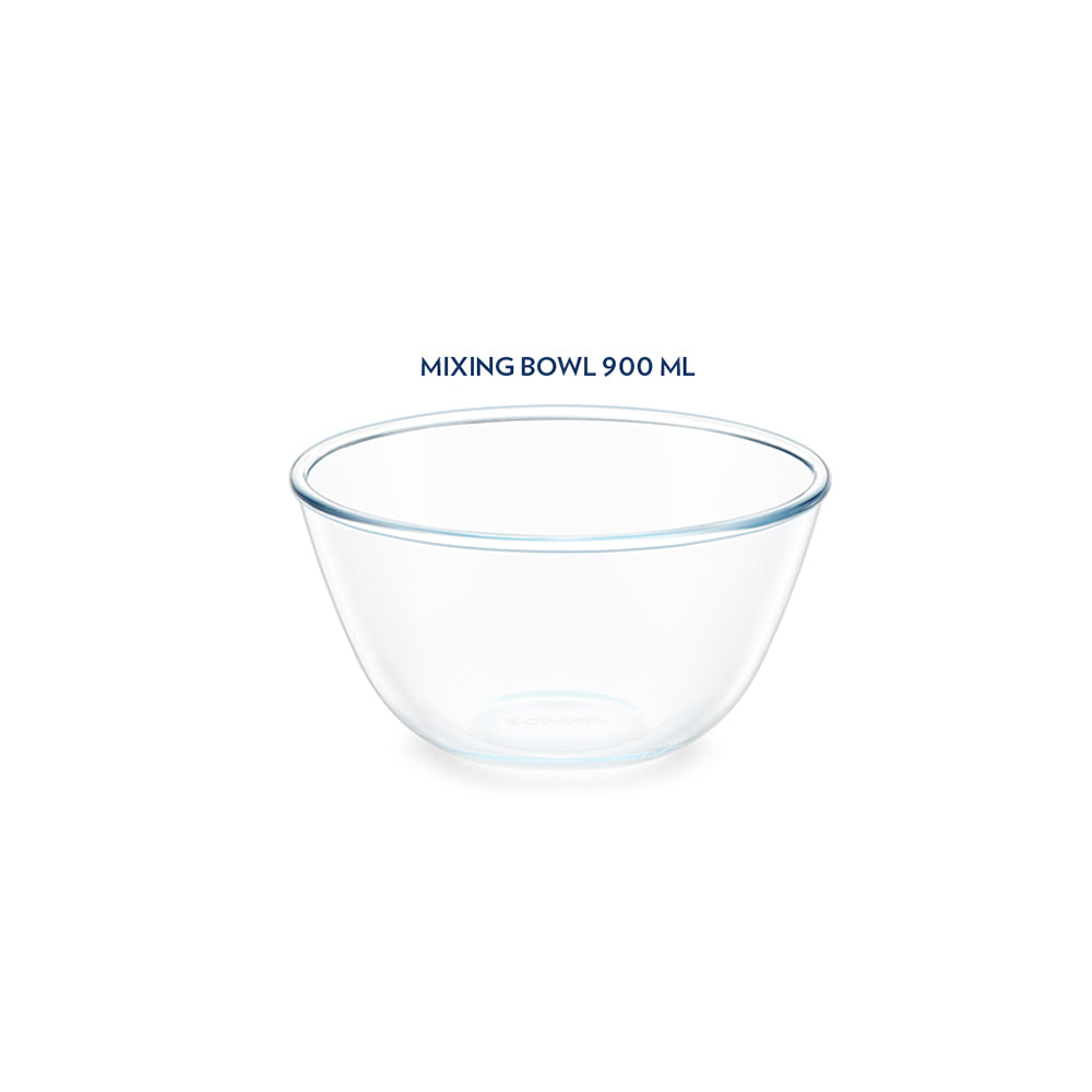 Borosil Mixing Bowl with Lid (1 L)
