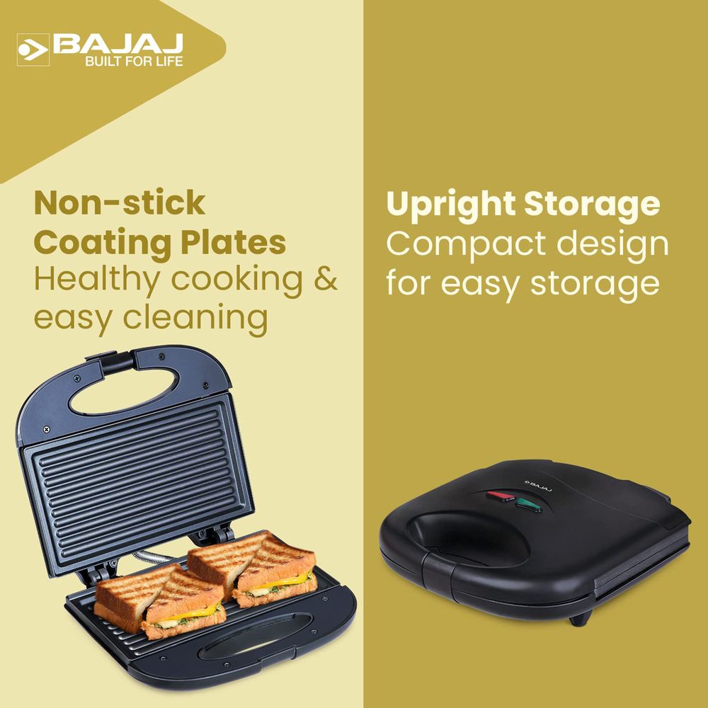 Bajaj Deluxe Sandwich Maker (800W)