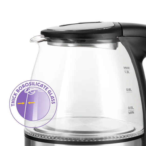 Borosil Crystal 1.2L Electric Glass Kettle