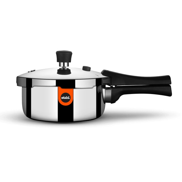 Stahl Xpress Pressure Cooker 1.5L Triply Stainless Steel Outer Lid Induction & Gas Compatible Premium Pressure Cooker
