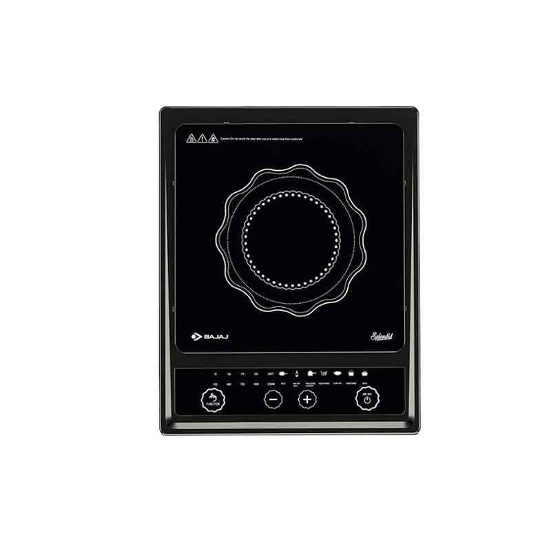Bajaj Splendid Induction Cooktop, Black (1200W)
