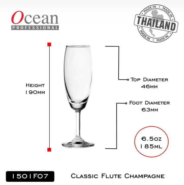 Ocean Classic Champagne Flute (185ml)