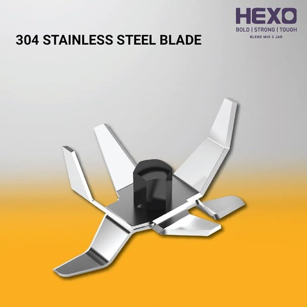 Hexo 1000W Mixer Grinder with 3 Jars