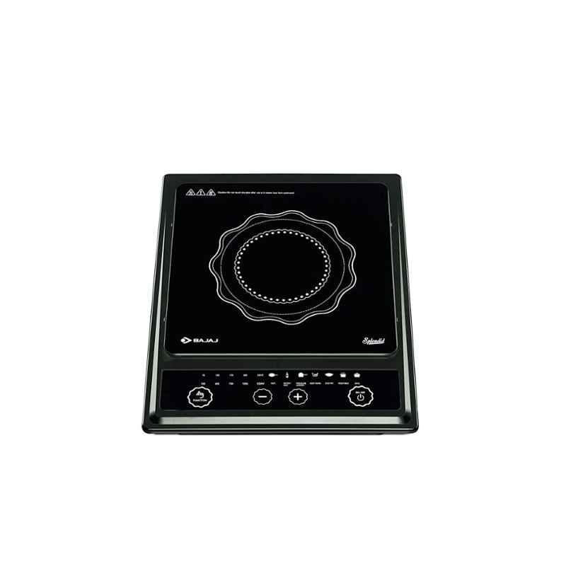 Bajaj Splendid Induction Cooktop, Black (1200W)