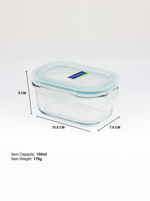Glasslock Classic Round Glass Container (165 ml)