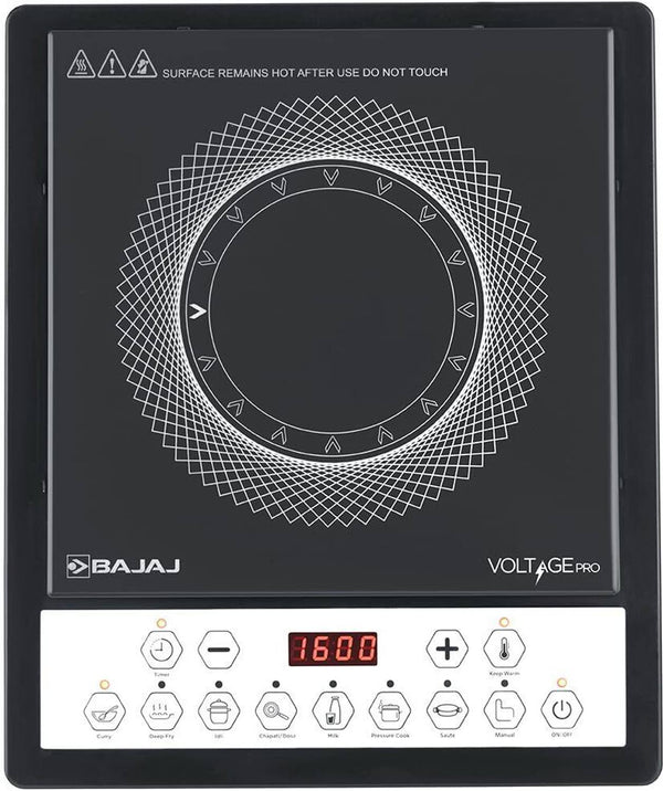 Bajaj Induction Cooktop, Black (1600W)