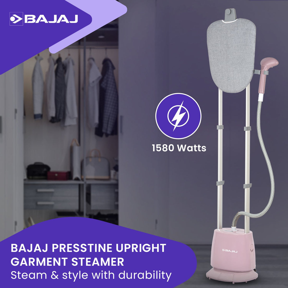 Bajaj Presstine Garment Steamer