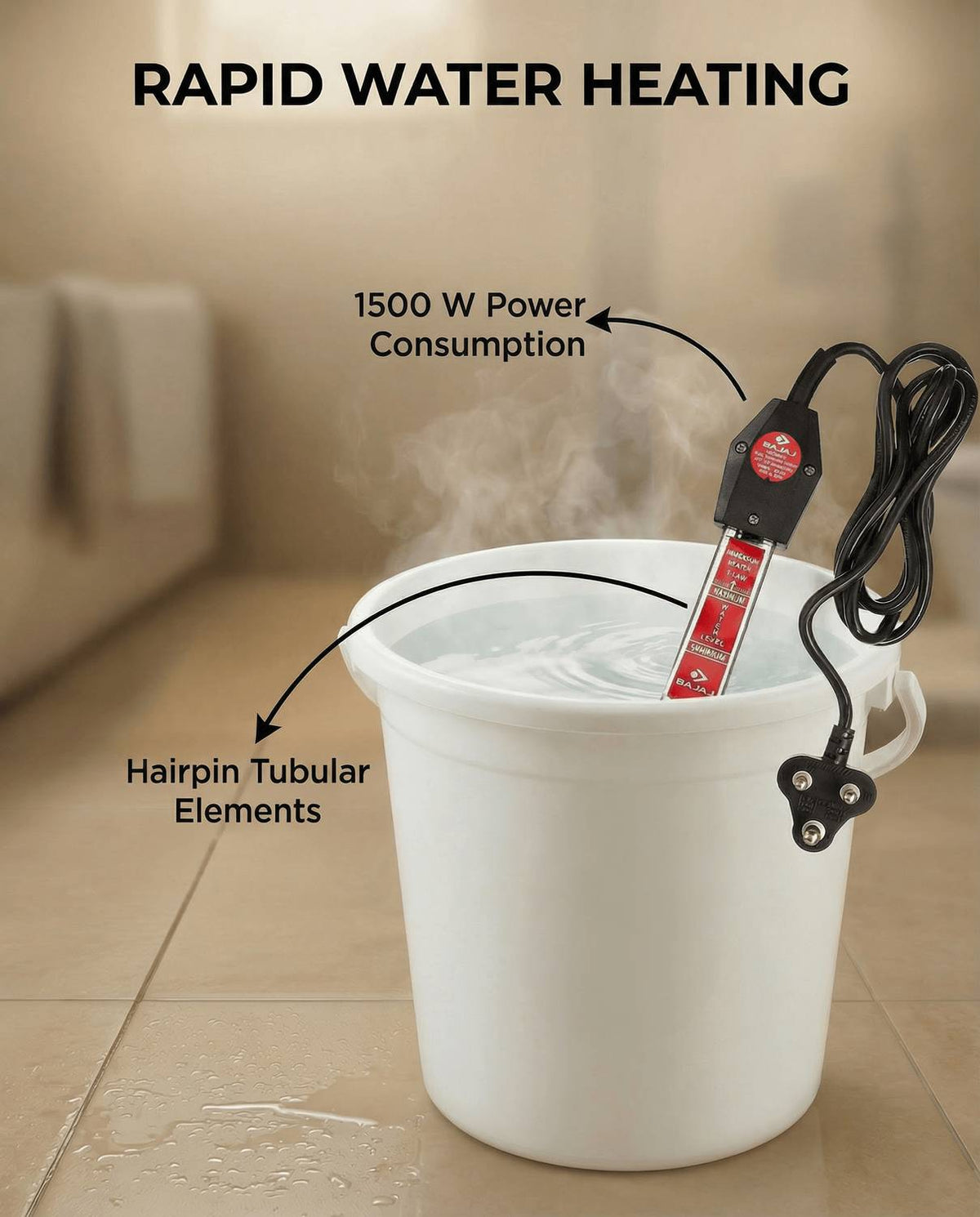Bajaj Immersion Rod (1.5KW)
