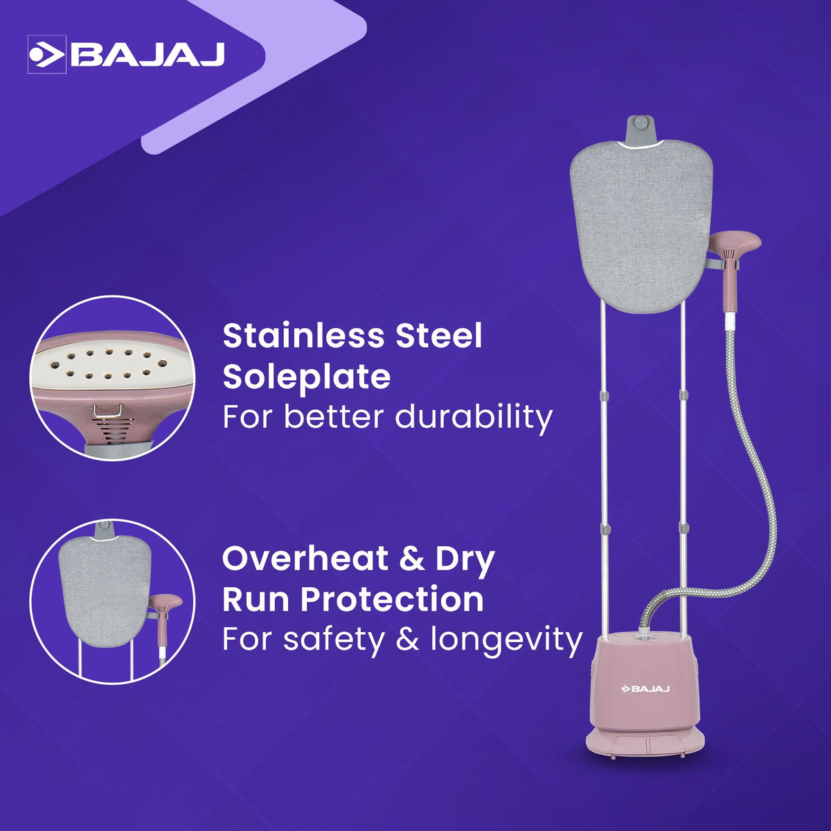 Bajaj Presstine Garment Steamer