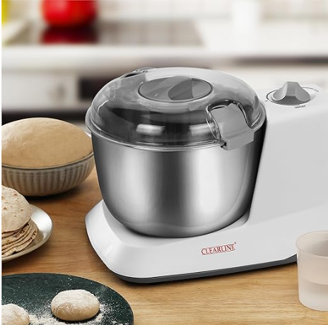 Clearline Automatic Electric Atta Kneader Dough Maker (White, 500g)