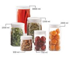 Cello Fridge Door Canister, Set of 3 (1 L)