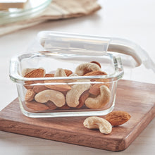 Borosil Klip N Store Rectangle Glass Container (120 ml)