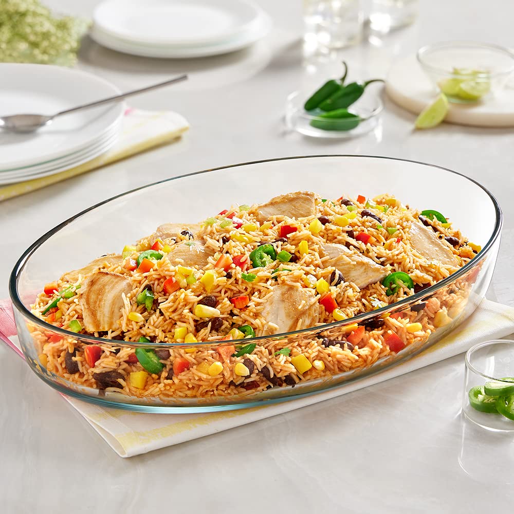 Borosil Oval Baking Dish (4 L)