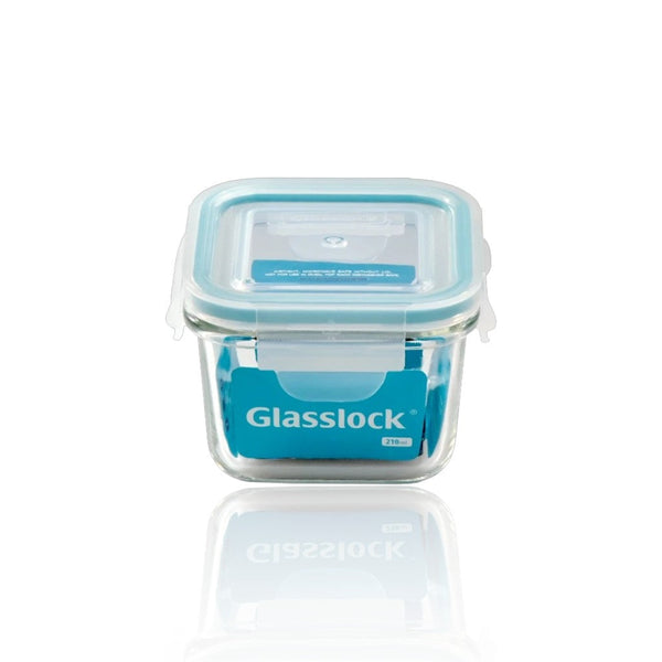 Glasslock Classic Square Glass Container (210 ml)