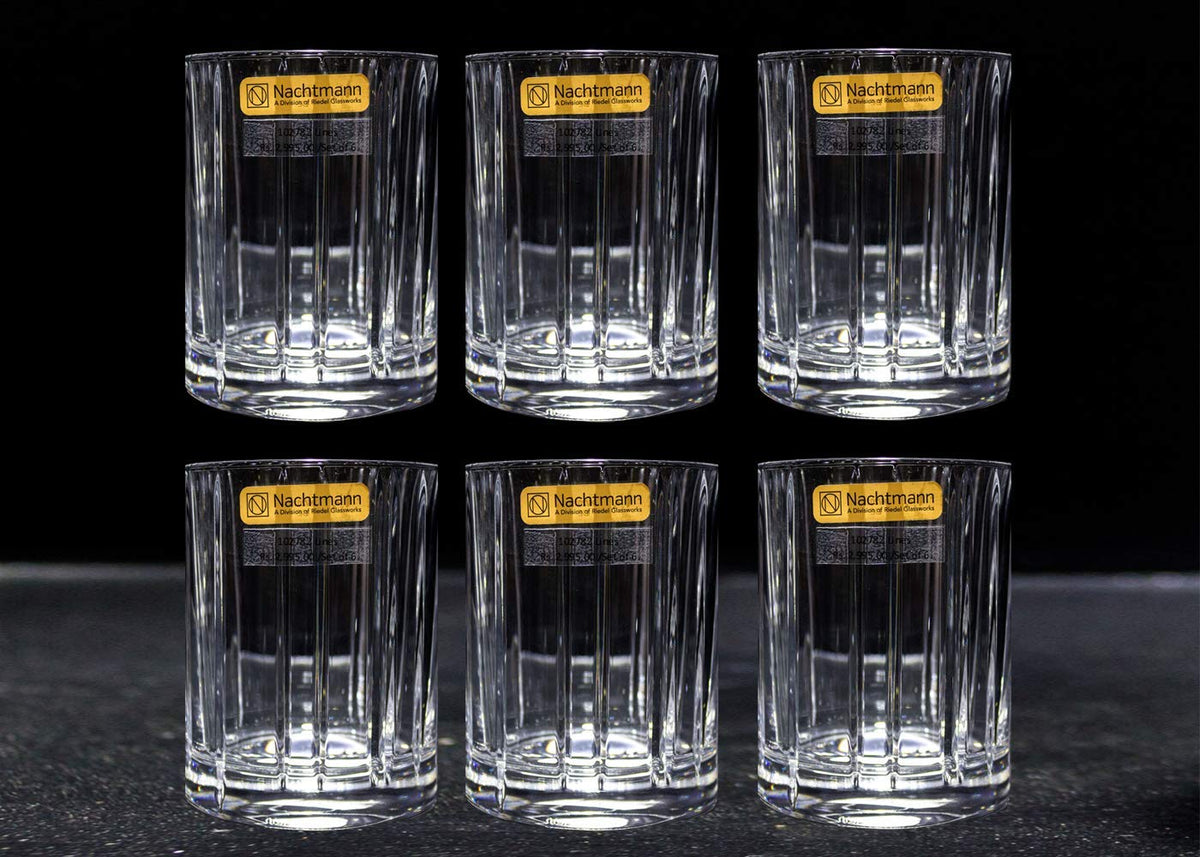 Nachtmann Lines Whisky Tumbler, Set of 6