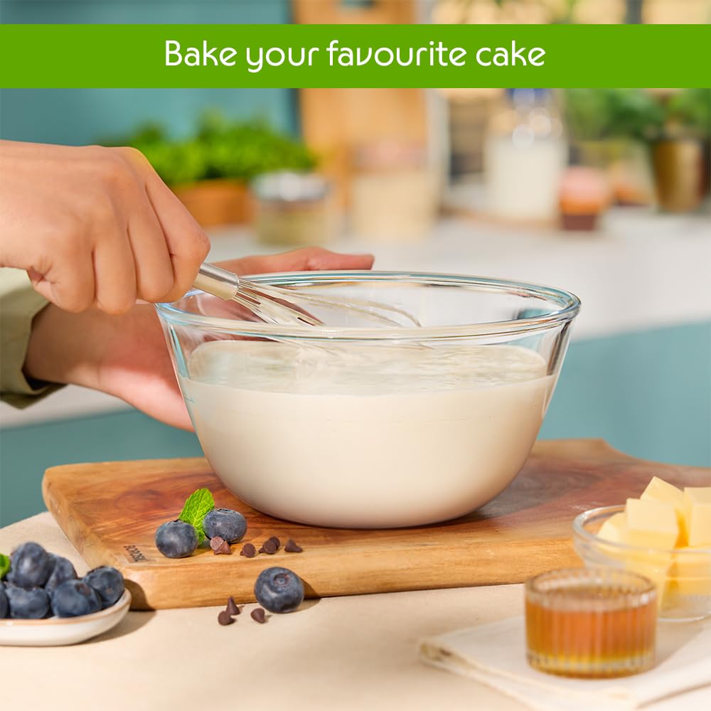 Borosil Mixing Bowl with Lid (500 ml)