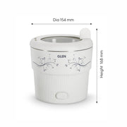 Glen Electric Mini Cooker, White (0.8L, 500W)
