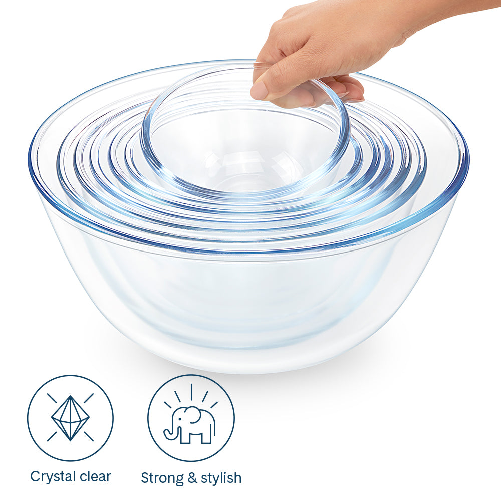 Borosil Mixing Bowl without Lid (750 ml)